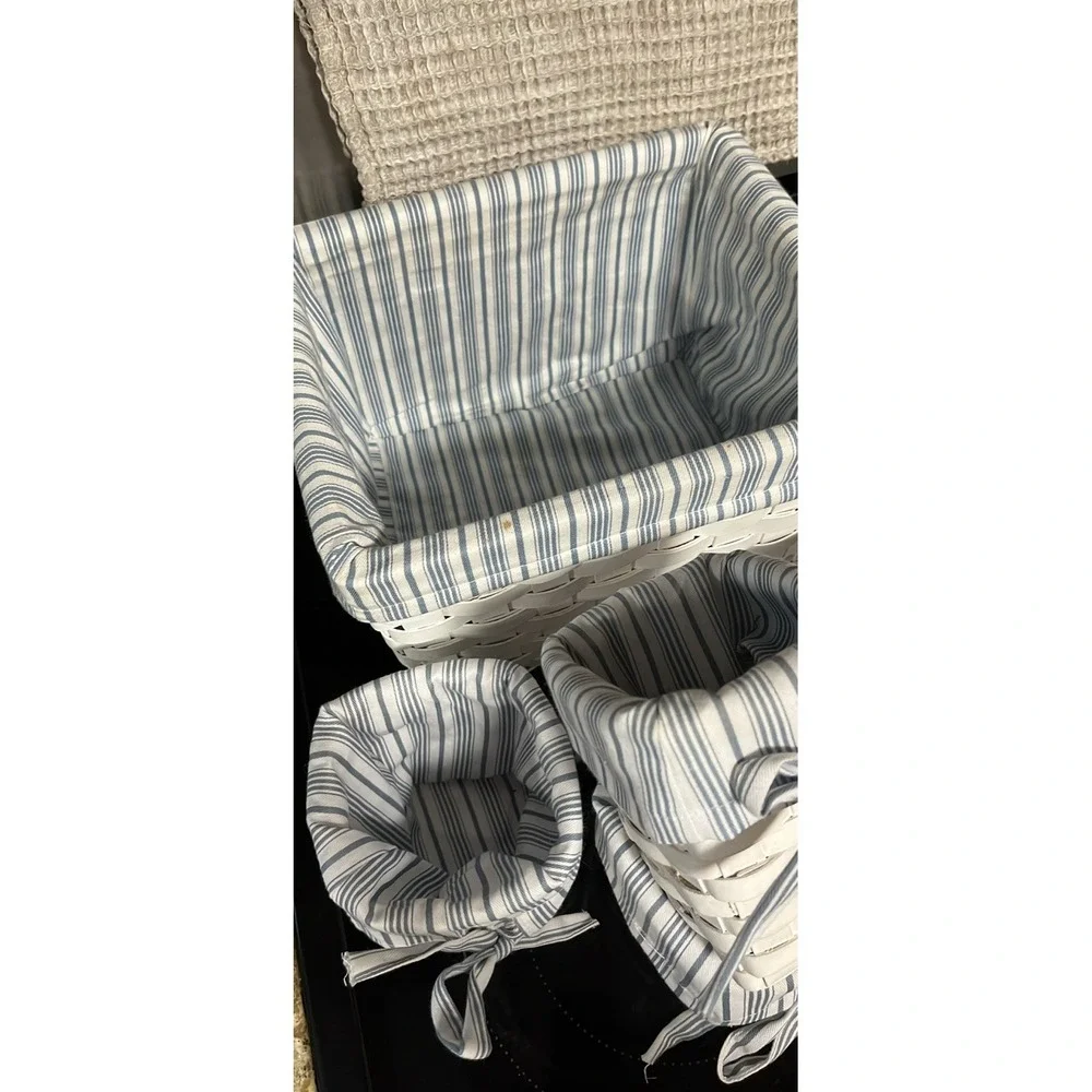 Wicker Basket Woven Storage Organizer 5 Pieces
